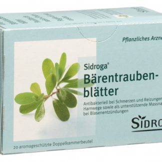 SIDROGA Bärentraubenblätter 20 aromageschützte Doppelkammerbeutel