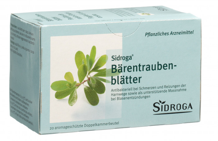 SIDROGA Bärentraubenblätter 20 aromageschützte Doppelkammerbeutel