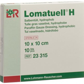 Lomatuell H Salbentüll 10x10cm steril 10 Stk
