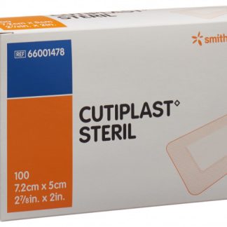 Cutiplast Steril Wundverband 7.2cmx5cm weiss 100 Stk