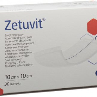 Zetuvit Absorptionsverband 10x10cm 30 Stk