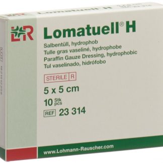 Lomatuell H Salbentüll 5x5cm steril 10 Stk
