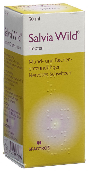 Salvia Wild Tropfen Fl 50 ml