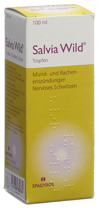 Salvia Wild Tropfen Fl 100 ml