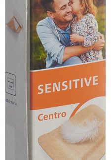 DermaPlast Sensitive Centro Strip 3x4cm hautfarbig 100 Stk