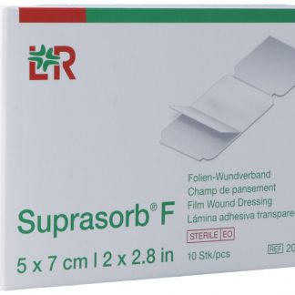 Suprasorb F Folien-Wundverband 7x5cm steril 10 Stk