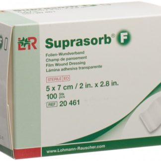 Suprasorb F Folien-Wundverband 7x5 cm steril 100 Stk