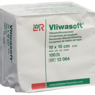 Vliwasoft Vliesstoffkompressen 10x10cm 4-lagig Btl 100 Stk