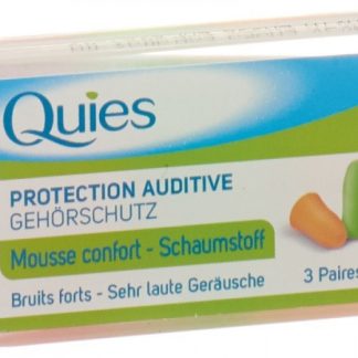Quies Lärmgehörschutzkugeln Schaumstoff 6 Stk