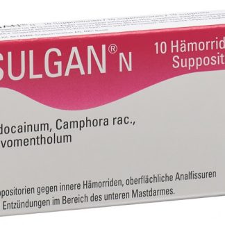 SULGAN N 10 Hämorridal-Suppositorien