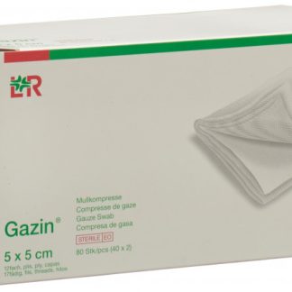 Gazin Mullkompressen 5x5cm 12fach steril 40 x 2 Stk