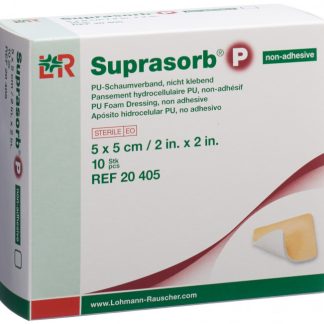 Suprasorb P Schaumverband 5x5cm nicht klebend 10 Stk