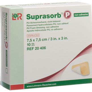 Suprasorb P Schaumverband 7.5x7.5cm nicht klebend 10 Stk
