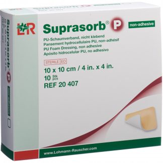 Suprasorb P Schaumverband 10x10cm n klebebend 10 Stk