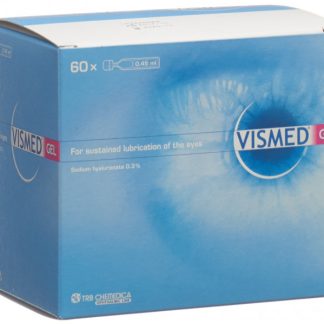 VISMED Gel 3 mg/ml Hydrogel Benetzung des Auges 60 Monodos 0.45 ml