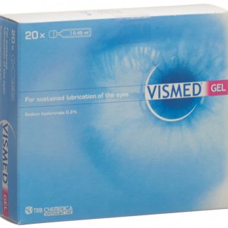 VISMED Gel 3 mg/ml Hydrogel Benetzung des Auges 20 Monodos 0.45 ml