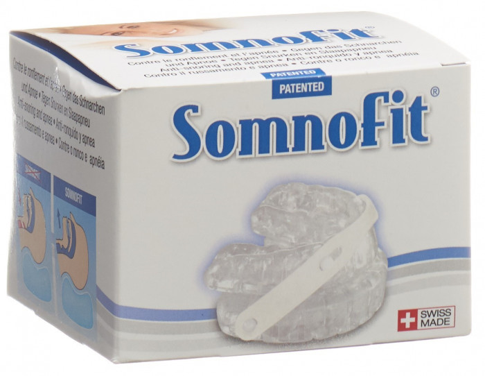 Somnofit Kiefer Orthese Schnarchen und Apnoe