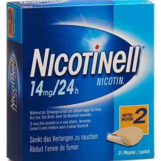Nicotinell 2 mittel Matrixpfl 14 mg/24h 21 Stk