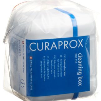 Curaprox BDC 110 Prothesen Reinigungsbehälter blau
