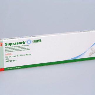Suprasorb X + PHMB HydroBalance Tamponade 2x21cm steril 5 Stk