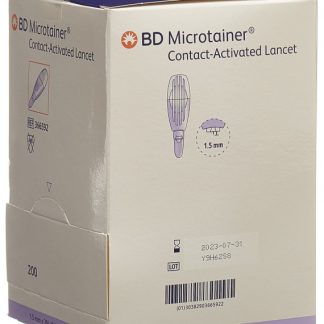 BD MICROTAINER kont Lanzetten 30Gx1.5mm li 200 Stk