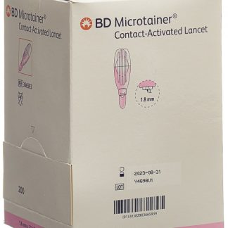 BD MICROTAINER kont Lanzetten 21Gx1.8mm pi 200 Stk