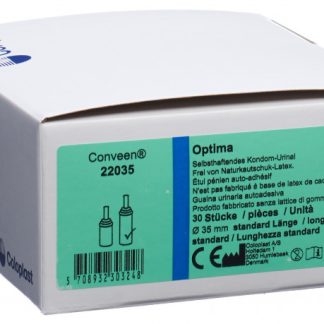 Conveen Optima Kondom Urinal 35mm/8cm selbsthaftend 30 Stk