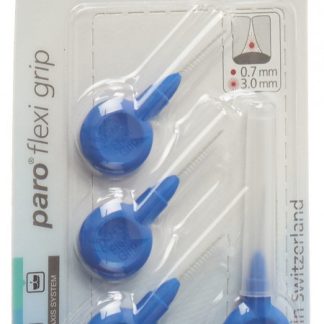 paro Flexi Grip 3mm x-fine blau zylindrisch 4 Stk