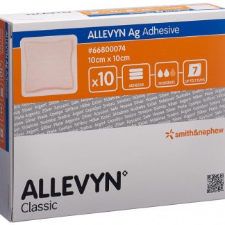 Allevyn Ag Adhesive Wundkompresse 10x10cm 10 Stk