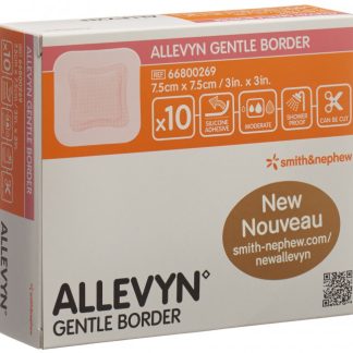 Allevyn Gentle Border Wundverband 7.5x7.5cm 10 Stk