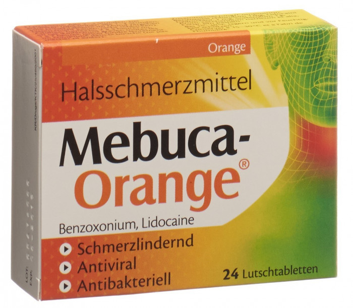 Mebuca-Orange 24 Lutschtabletten