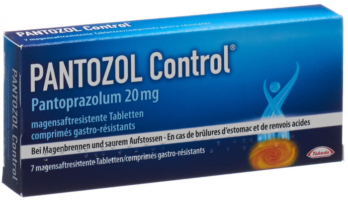 PANTOZOL Control 20 mg 7 magensaftresistente Tabletten