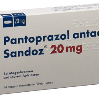 Pantoprazol antacid Sandoz 20 mg 14 magensaftresistente Filmtabletten