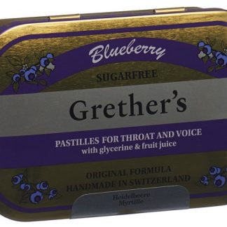 Grethers Blueberry Pastillen ohne Zucker 110 g