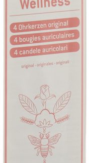 HOPISANA Ohrenkerzen rosa Wellness 4 Stk