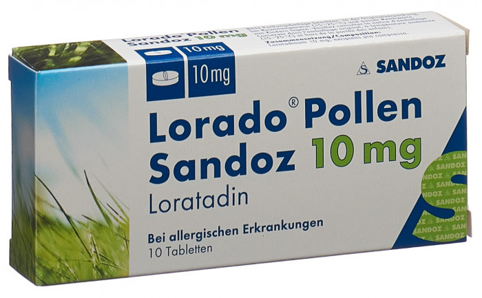 Lorado Pollen Sandoz 10 mg 10 Tabletten