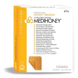 Medihoney Antibacterial Apinate Dressing 10x10cm 5 Stk