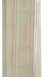 Herba Zahnbürstenköcher transparent mit Silberrand