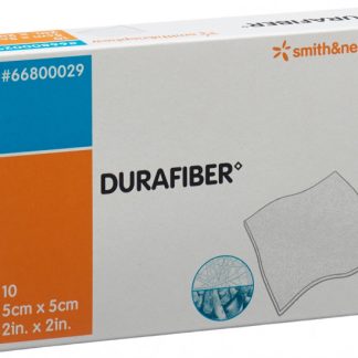 Durafiber Wundauflage 5x5cm steril 10 Stück