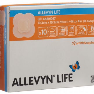 Allevyn Life Silikon-Schaumverband 10.3x10.3cm 10 Stk