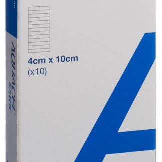AQUACEL Extra Hydrofiber Verband 4x10cm 10 Stk