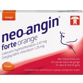 neo-angin forte Halspastillen orange 24 Stk