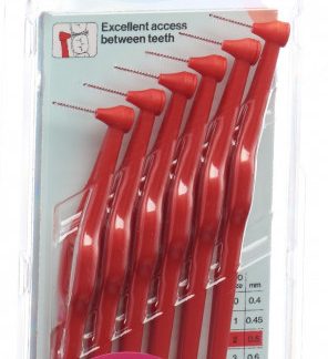 TePe Angle Interdental-Brush 0.5mm rot 6 Stk
