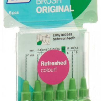 TePe Interdental Brush 0.8mm grün Blist 6 Stk