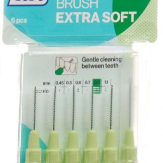 TePe Interdental Brush 0.8mm x-soft grün Blist 6 Stk