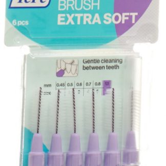 TePe Interdental Brush 1.1mm x-soft violett Blist 6 Stk