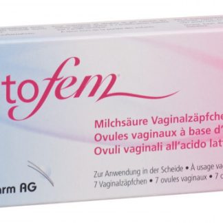 Lactofem Milchsäure Vaginalzäpfchen 7 Stk