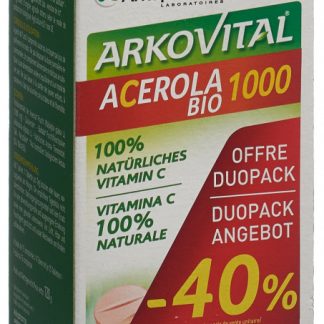 Arkovital Acerola Arkopharma Tabl 1000 mg Bio Duo 2 x 30 Stk