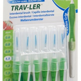 GUM Trav-Ler 1.1mm ISO 3 conic grün 6 Stk