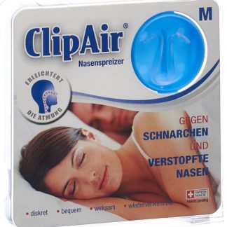 Oscimed ClipAir Nasendilatator M für Schlaf mit Aufbewahrungsdose